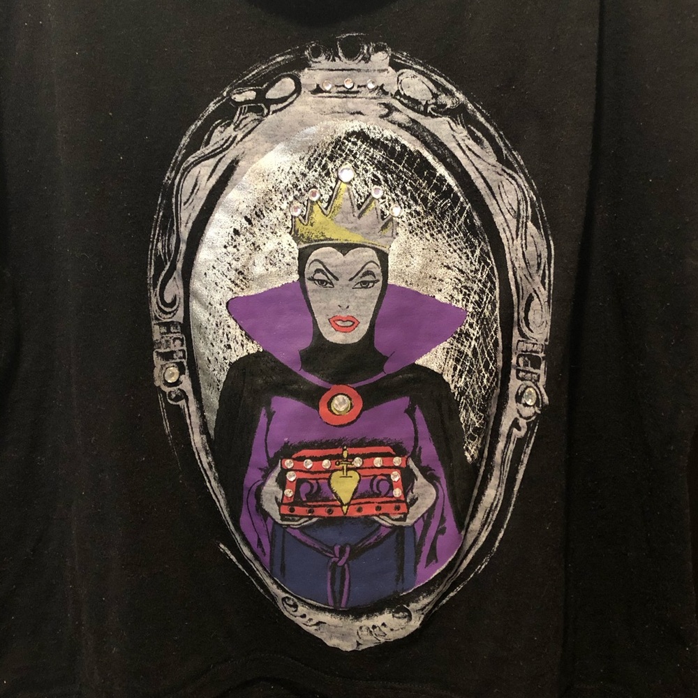Disney Snow White Evil Queen Crop Top Shirt
